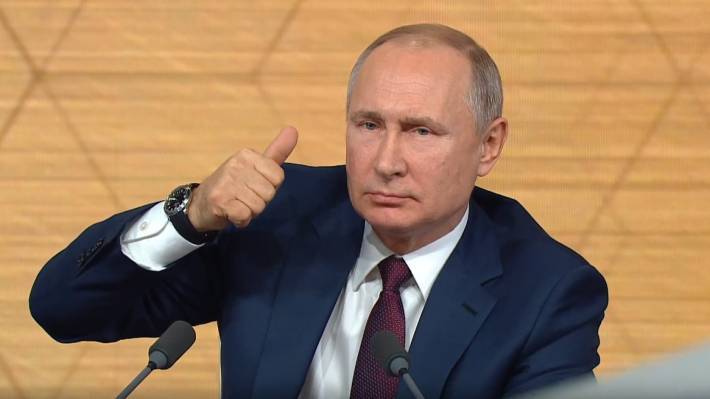Более 6 млн россиян смотрели пресс-конференцию Путина