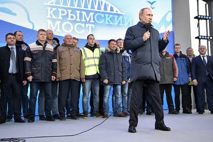 Украина отреагировала на открытие Путиным движения по Крымскому мосту