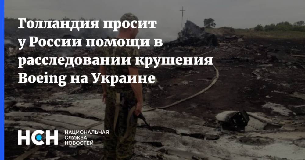 Голландия просит у России помощи в расследовании крушения Boeing на Украине