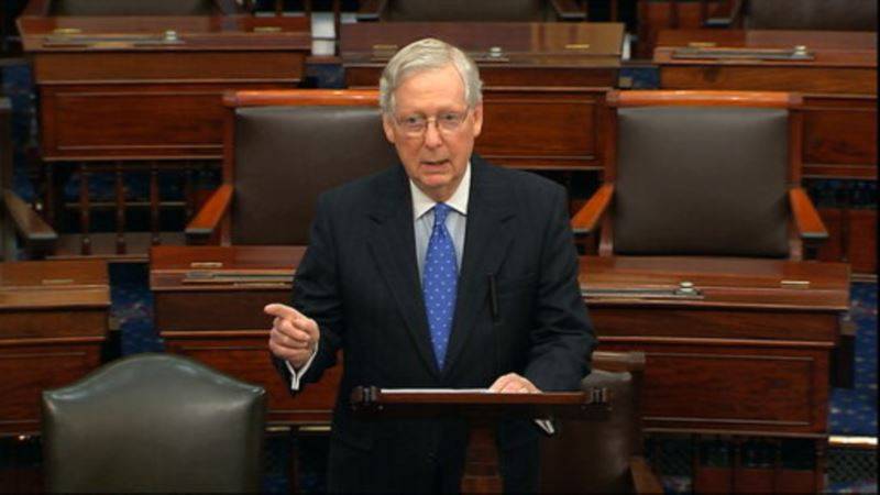 Макконнелл: республиканцы в Сенате не исключают вызова свидетелей на разбирательство по импичменту
