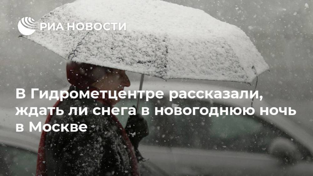 В Гидрометцентре рассказали, ждать ли снега в новогоднюю ночь в Москве