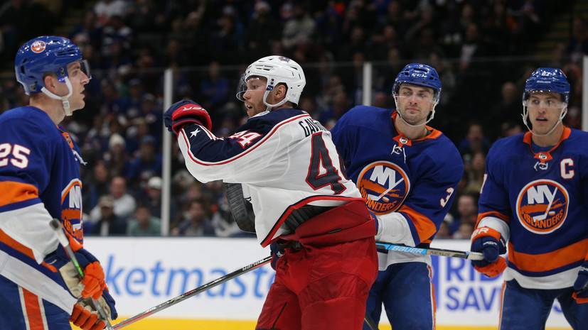 Андерс Ли - Мэтью Барзал - Шайба Гаврикова принесла «Коламбусу» победу над «Айлендерс» в матче НХЛ - russian.rt.com - Нью-Йорк - Нью-Йорк