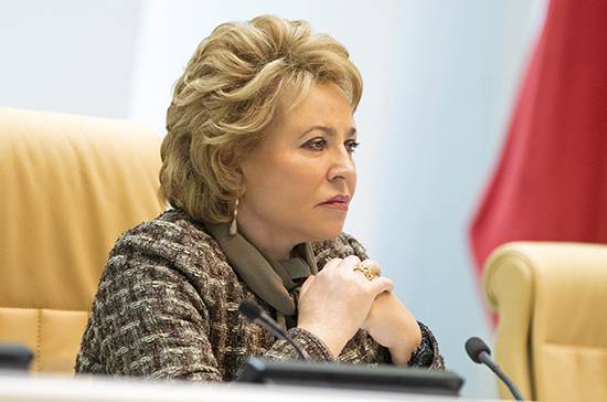 Валентина Матвиенко назвала санкции США против «Северного потока — 2» проявлением экономической войны