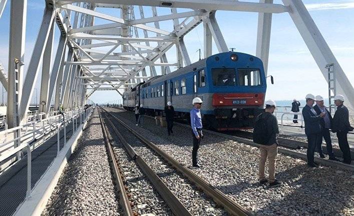 The Washington Post (США): Путин открыл железнодорожное сообщение между аннексированным Крымом и Россией