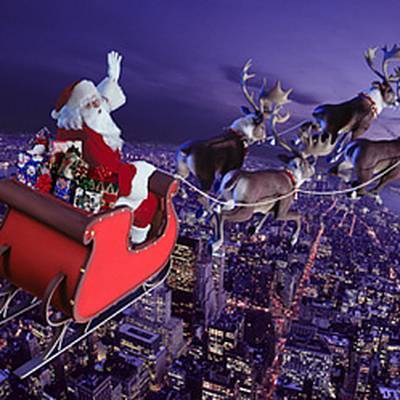 Санта-Клаус начал свое путешествие по миру