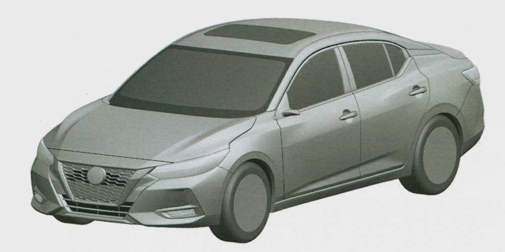 Nissan запатентовал в России новый седан