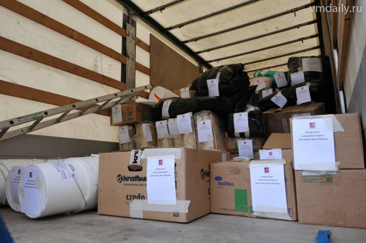 Российские военнослужащие доставили четыре тонны продуктов в Сирию