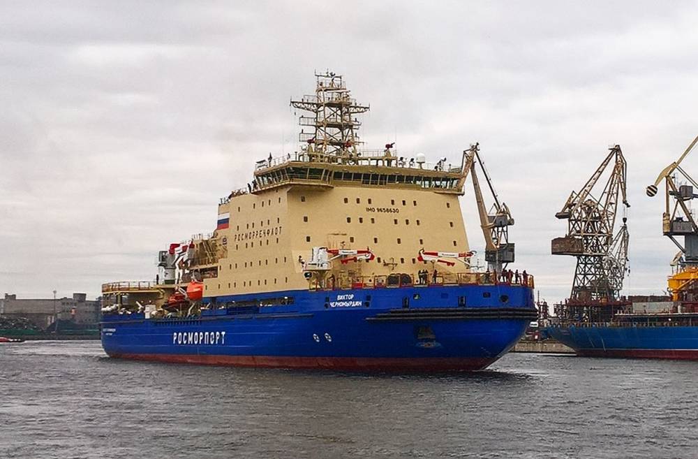 «Адмиралтейские верфи» отложили срок сдачи ледокола «Виктор Черномырдин»