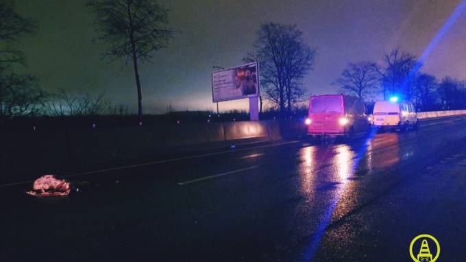 Фургон насмерть сбил мужчину на Московском шоссе