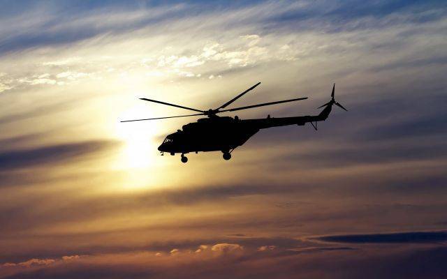 Вертолет Ми-8 упал в Красноярском крае