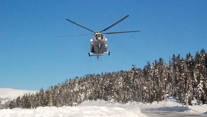 Рухнувший Ми-8 при взлете попал в снежный вихрь