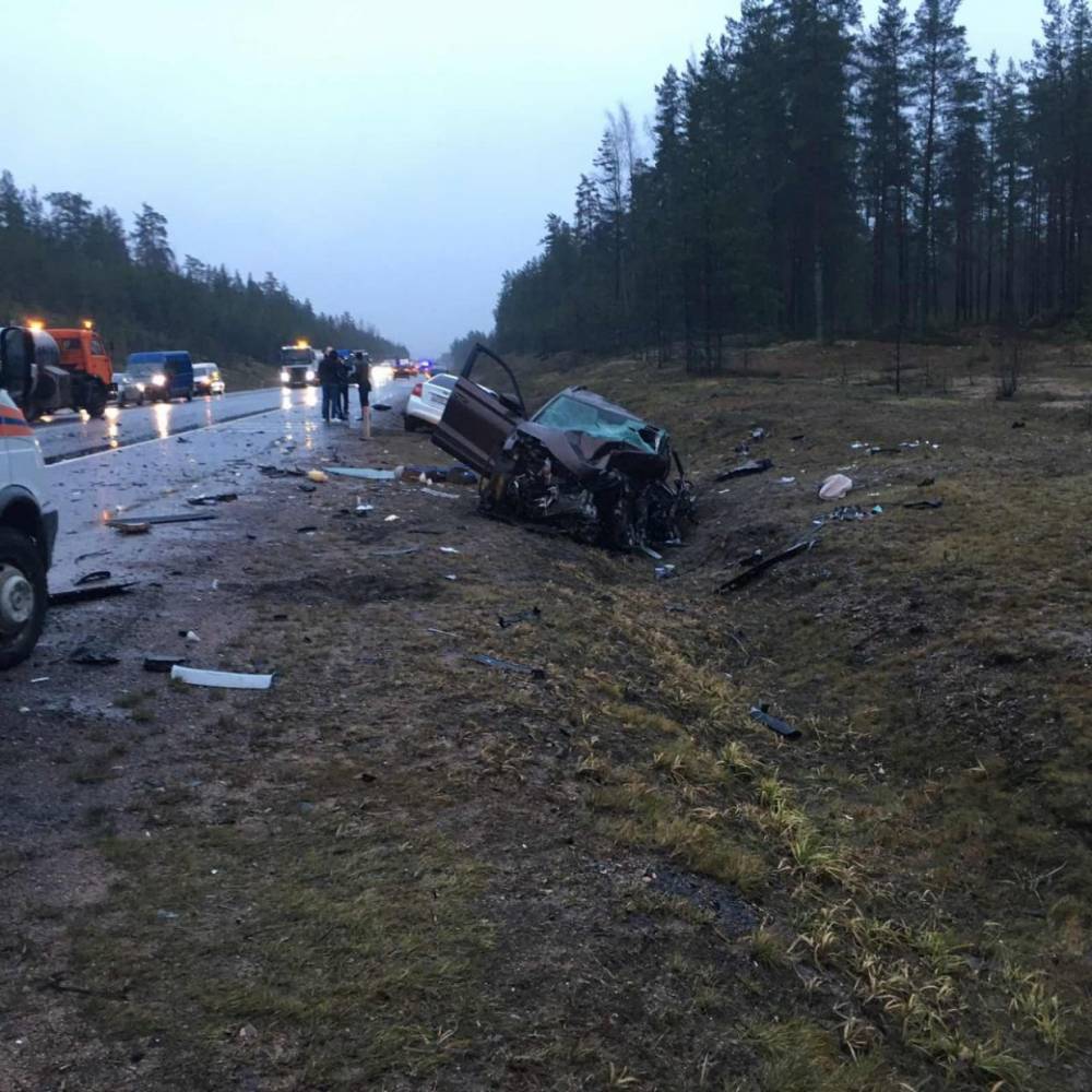 Из-за смертельного ДТП с четырьмя авто на «Скандинавии» организовали реверсивное движение