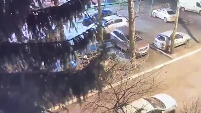 Видео: В Подольске неадекват порезал колеса у 76 авто