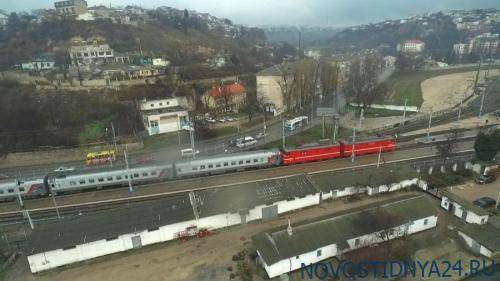 В Севастополь прибыл первый российский поезд