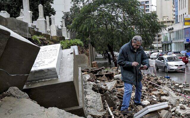 Единственное еврейское кладбище в Бейруте разрушили ливни - Cursorinfo: главные новости Израиля