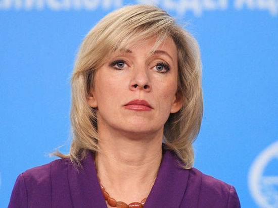 Захарова пообещала США зеркальный ответ на санкции по «Северному потоку-2»