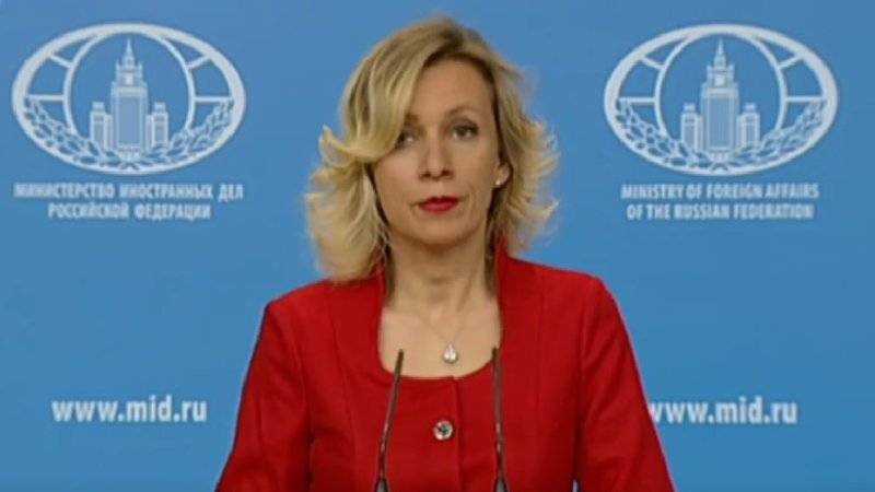 Захарова заявила о симметричном ответе США за санкции против «Северного потока — 2»