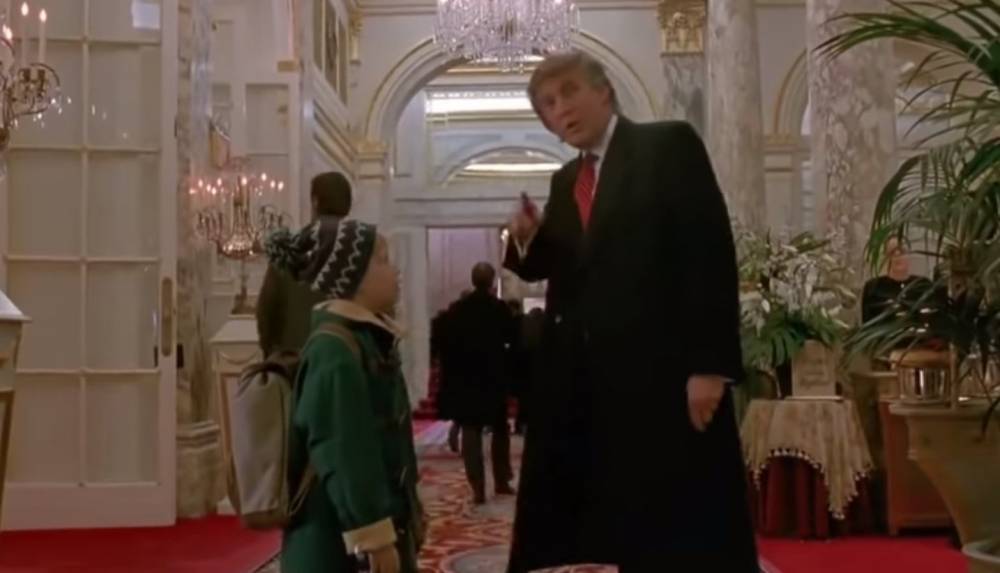Трамп отреагировал на вырезанную с ним сцену из фильма «Один дома-2»