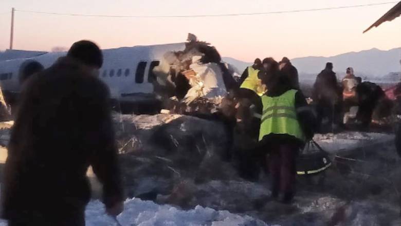 Число погибших при крушении самолета в Казахстане выросло до 14