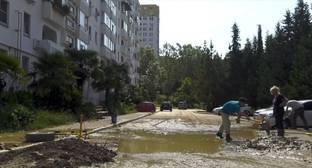 Сочинцы назвали показным ремонт домов после жалобы Путину