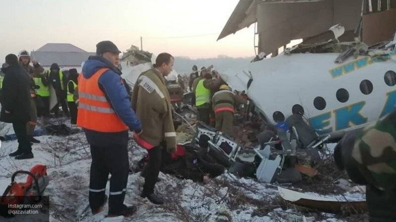 Командир упавшего самолета Bek Air в Алма-Ате оказался в числе погибших