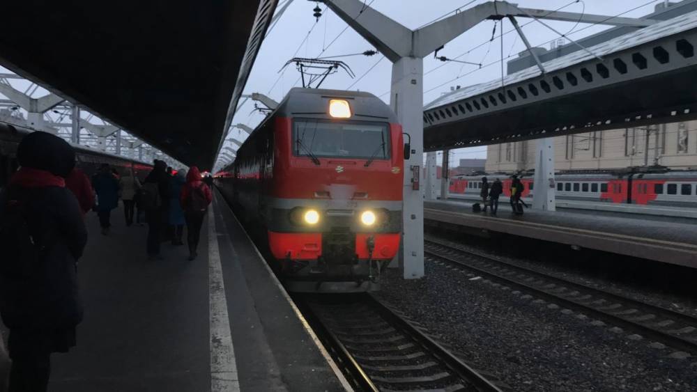 В Петербург прибыл первый поезд из Севастополя
