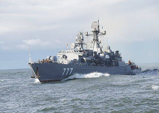 Отряд боевых кораблей Балтийского флота ВМФ России зашел в порт Ирана
