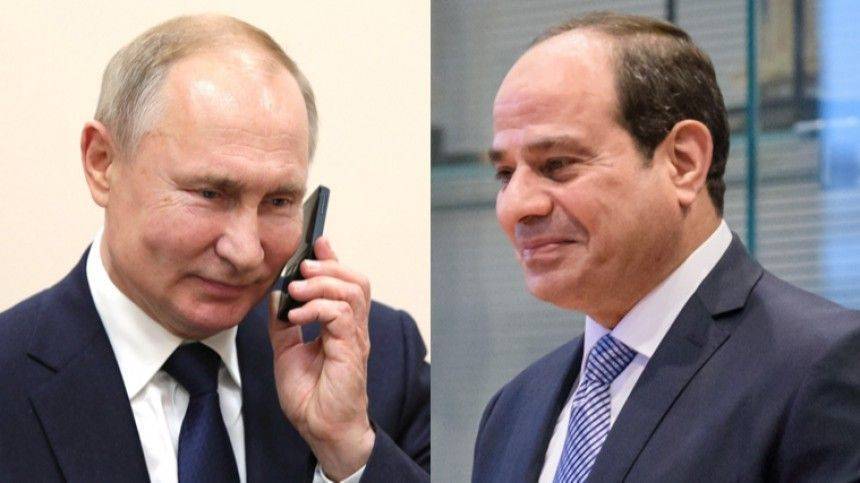 Путин провел телефонный разговор с египетским лидером ас-Сиси