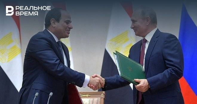 Путин поговорил с президентом Египта о возобновлении чартеров между странами