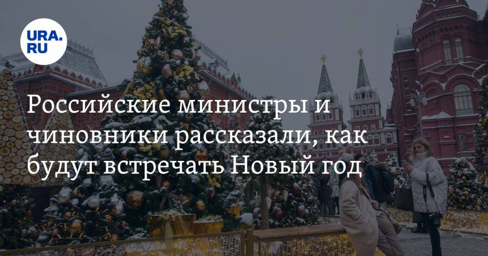 Российские министры и чиновники рассказали, как будут встречать Новый год