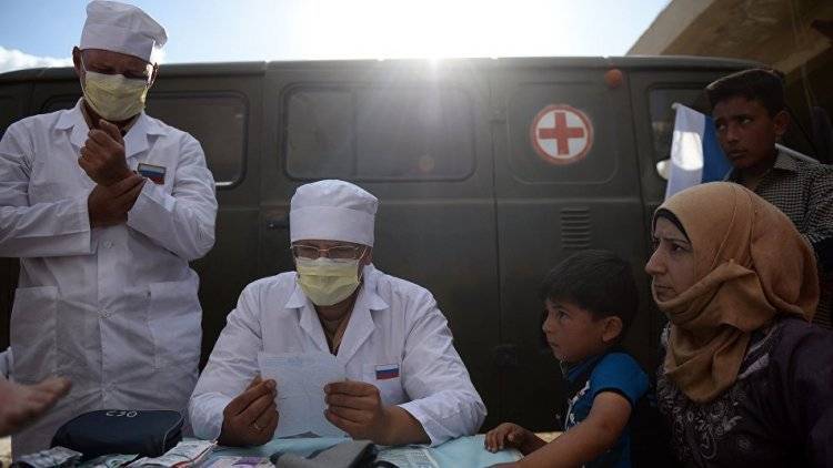 Военные врачи из России за сутки оказали помощь 231 сирийцу