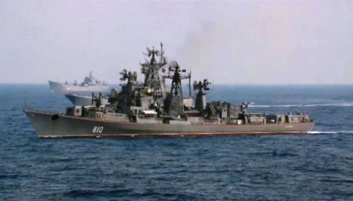 Военно-морские силы России, Ирана и Китая проводят учения в Индийском океане