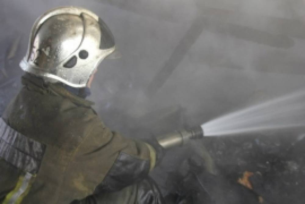 Полтора часа спасатели тушили горящий дом в Волховском районе