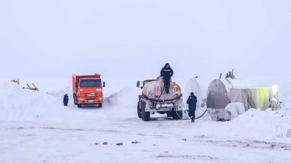 Зимник Нарьян-Мар — Усинск открыли для большегрузов и спецтехники