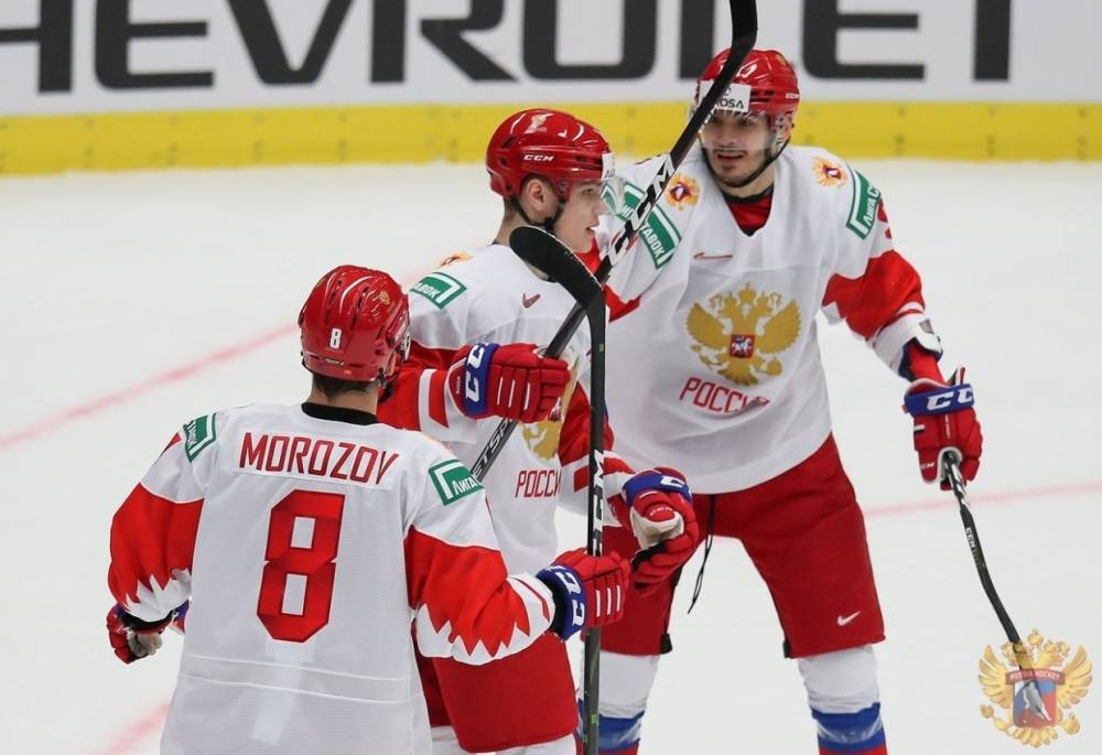 Молодежная сборная России по хоккею объявила звенья на матч ЧМ против Канады