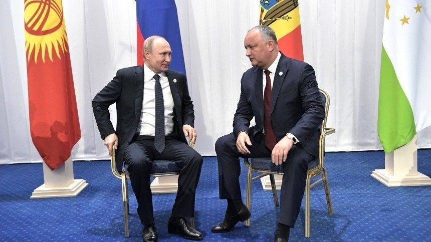 Президент Молдавии сформулировал отличительную черту характера Путина