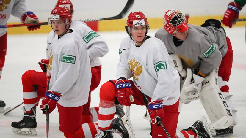 Стал известен состав сборной России по хоккею на матч МЧМ с Канадой