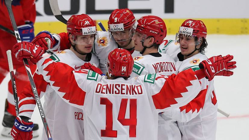 Российские хоккеисты забросили четвёртую шайбу Канаде в матче МЧМ