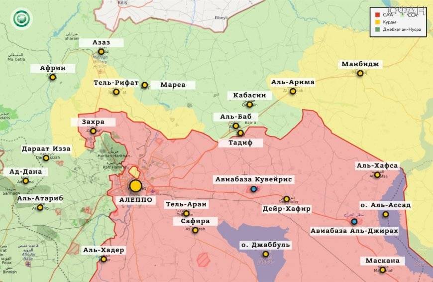 Бандформирования курдов устроили несколько диверсий в районе Аль-Баба в Сирии