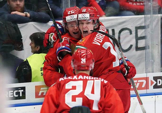 Российская хоккейная молодежка одержала крупнейшую победу над канадцами в истории