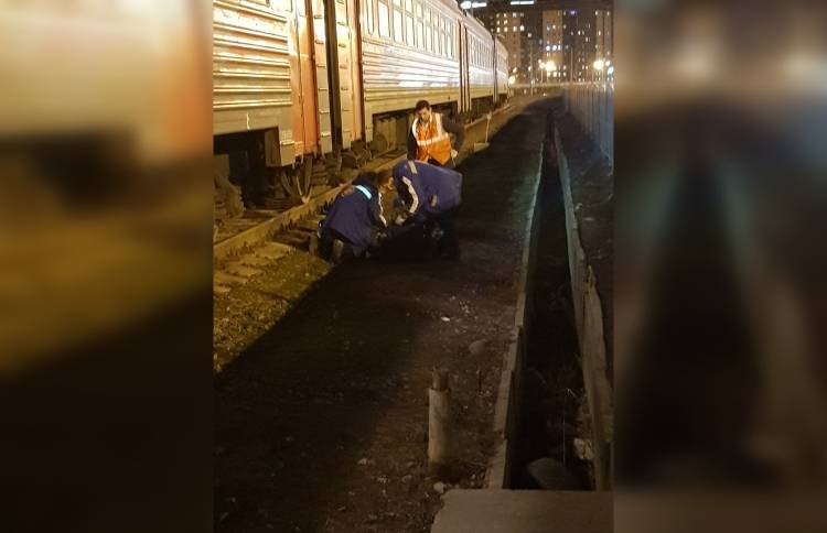 Пешеход погиб под колесами электрички на Туристской улице в Петербурге