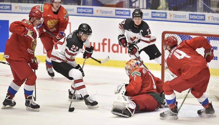 Россия разгромила Канаду на молодежном чемпионате мира по хоккею