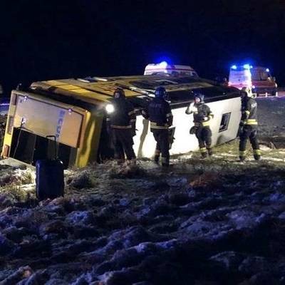 В Эстонии рейсовый автобус Санкт-Петербург – Таллин попал в аварию