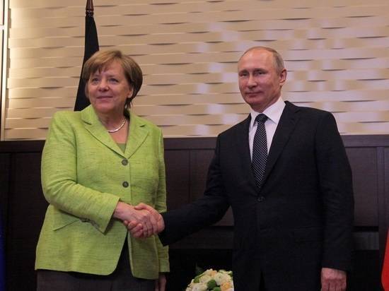 Путин и Меркель обсудили будущее «Северного потока-2»