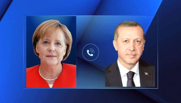 Эрдоган и Меркель обсудили Сирию и Ливию
