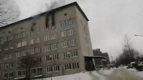 Пожар в соликамской больнице мог произойти из-за непотушенной сигареты
