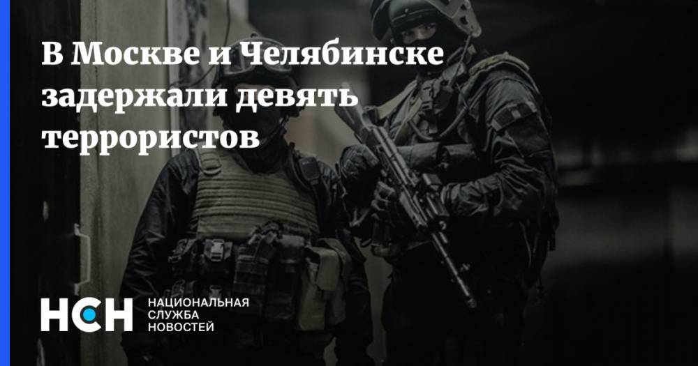В Москве и Челябинске задержали девять террористов