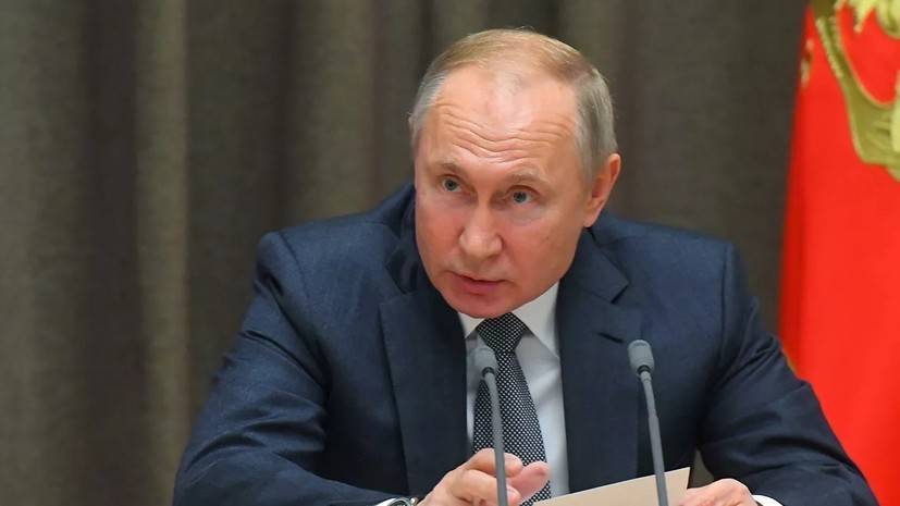 Путин назвал долю оснащения ВМФ современным вооружением