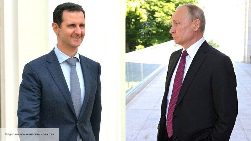 Асад выразил надежду на усиление взаимного сотрудничества России и Сирии