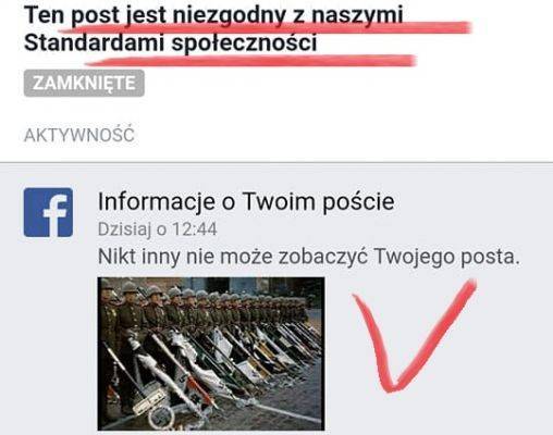 «Дожили!»: польский «Фейсбук» заблокировал снимок с Парада Победы 1945 года